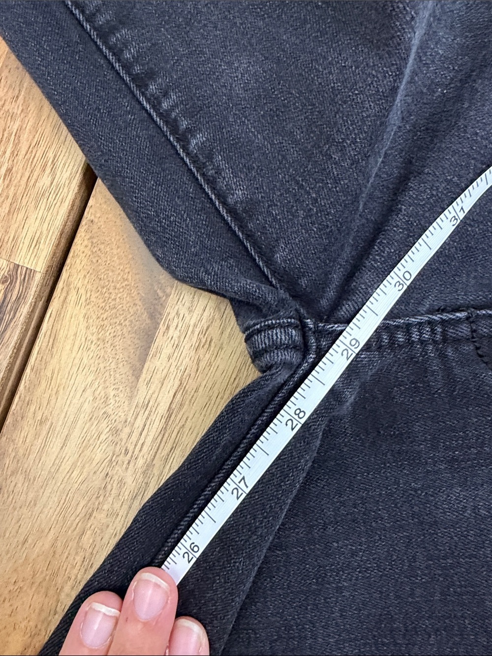 American Eagle Low Rise Skinny Black Denim Jeans - Picture 8 of 8